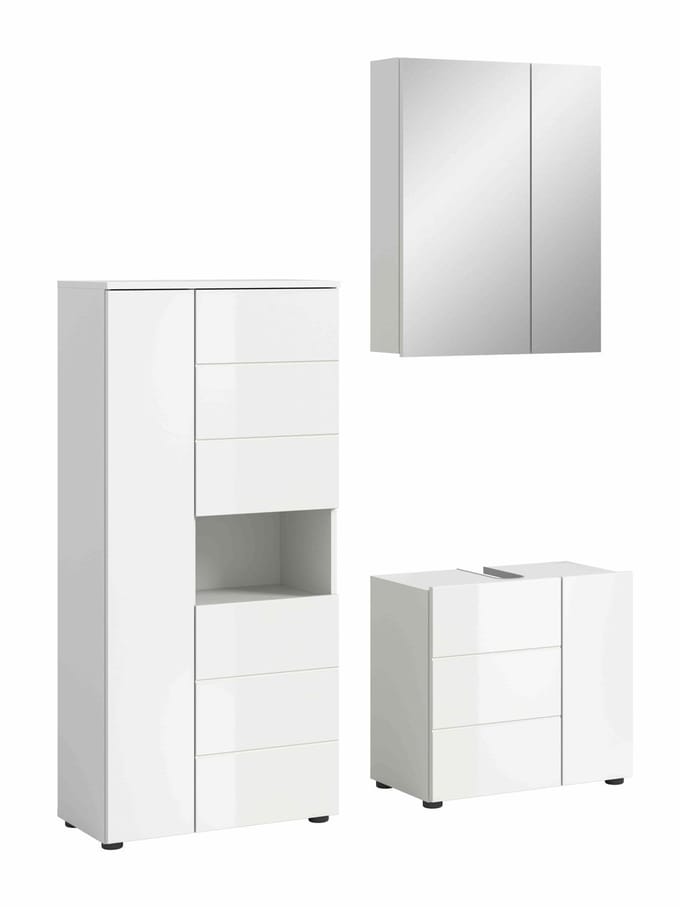 Vira Badkamerset 3 Delen - 91x190x34cm