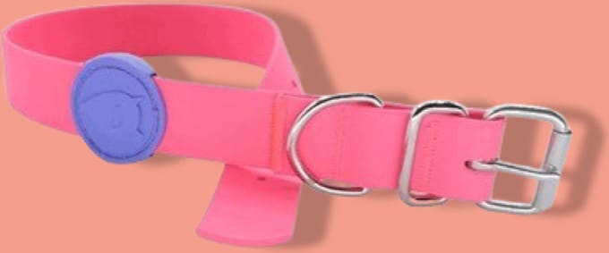 Morso - Halsband Hond Waterproof Gerecycled Passion Pink Roze