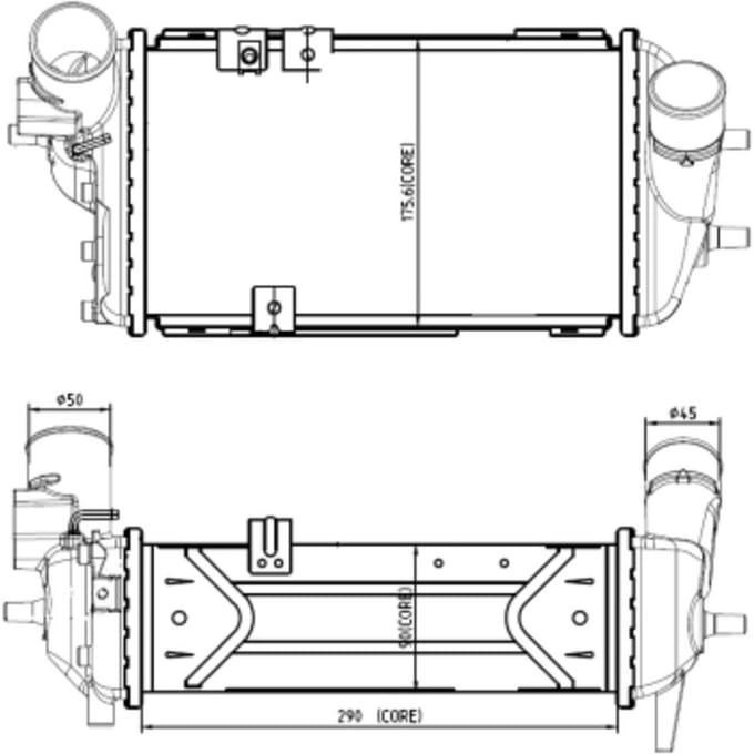 Intercooler NRF 309063