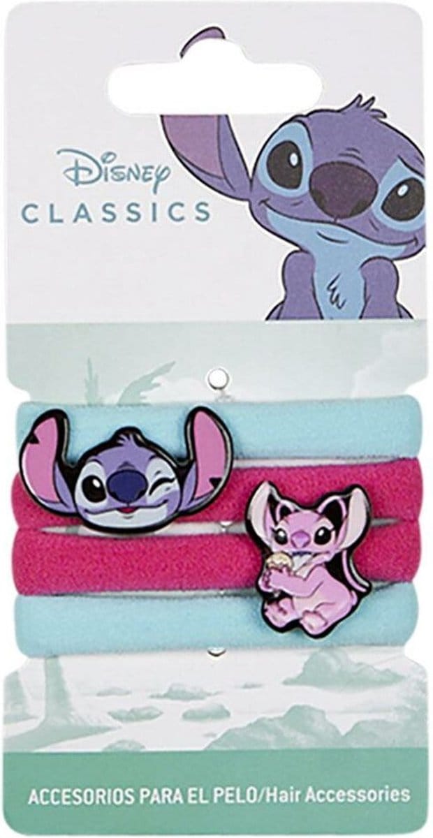 Hair ties Stitch 4 Pieces Multicolour