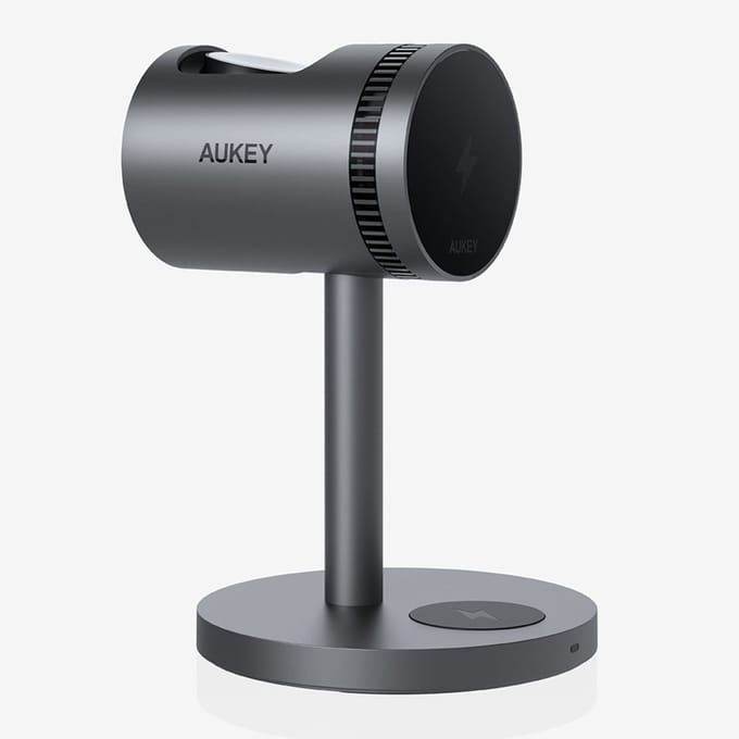 AUKEY LC-MC311A MagFusion 3-in-1 Pro Qi2 Active Cooling Wireless Charging Station