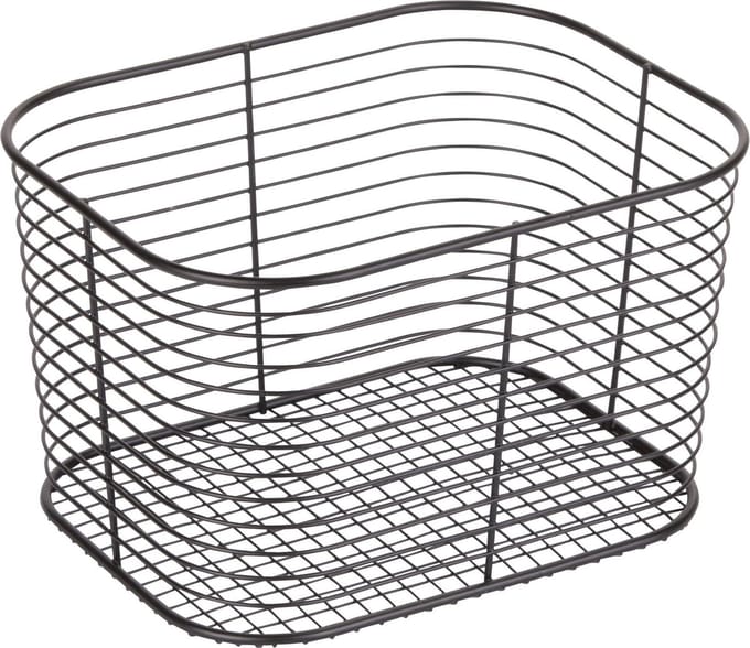 iDesign - Vienna Vanity Mand Groot - Edelstaal - Zwart