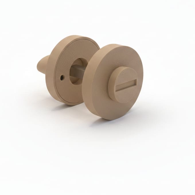 Home 3D® - WC Slot - Beige - op Rond Rozet