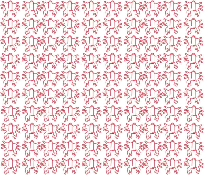 Allecta - Leuke Krabvormige Planner Clips voor Office en School, 100 Stuks