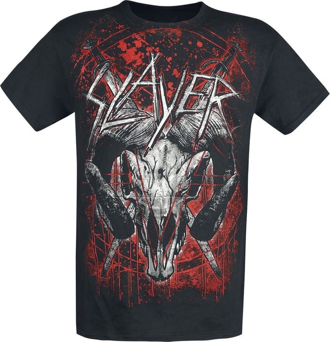 Slayer Mongo Goat Heren T-shirt - zwart - S