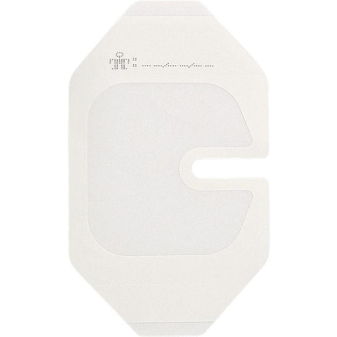 PU transparent visual water barrier dressing sticker octagonal invisible fit catheter fixed application film indwelling patch white
