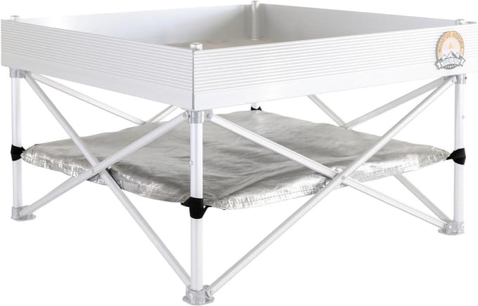 Hitte Schild - Warmte Reflector - Bescherming Terrein - Lichtgewicht Ontwerp - 61 cm - Zilver