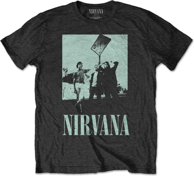 Nirvana - Dips Heren T-shirt - M - Zwart