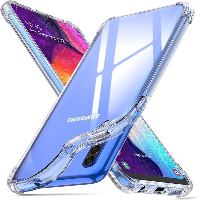 Hoesje voor Samsung Galaxy A50 backcover Shockproof siliconen Transparant