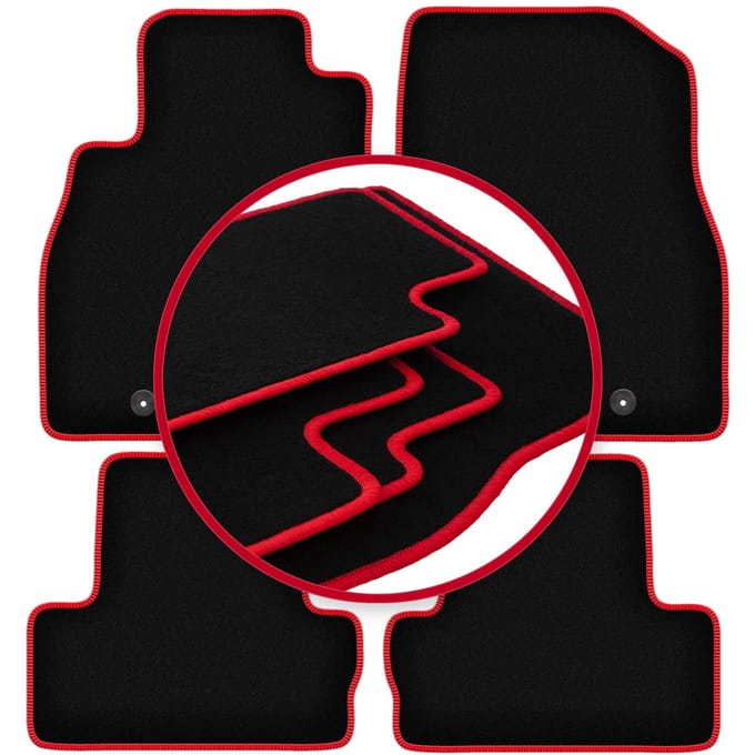 CARLUX-RED automatten voor: Chevrolet Volt hatchback (2012-2017)