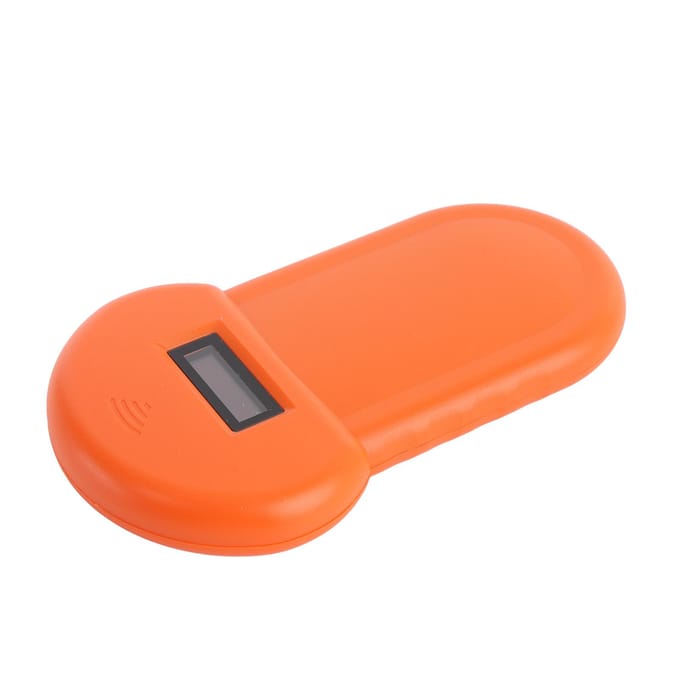 Scanner de Microchip pour Animaux de Compagnie 134.2khz Multifonction Rechargeable par USB Lecteur Scanner d'Étiquette Animale pour Porcs white