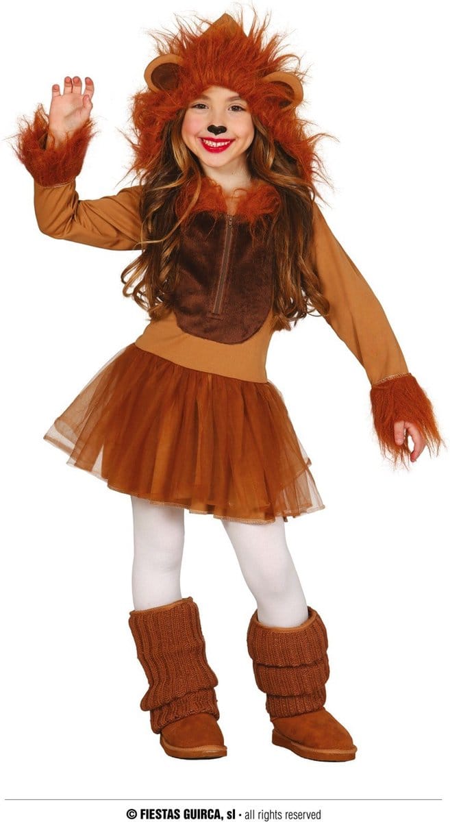 Fiestas Guirca - Kostuum Leeuw (3-4 jaar) - Carnavalskleding - Carnaval - carnavalskleding 2027 - Carnaval kostuum