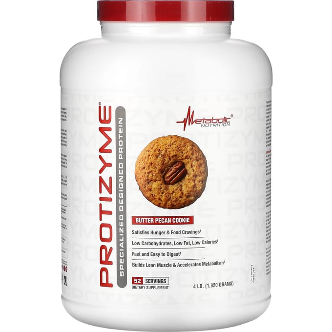 Protizyme, Professioneel Samengesteld Eiwit, Boter Pecannoot Koekjes, 1.820G (4lb)