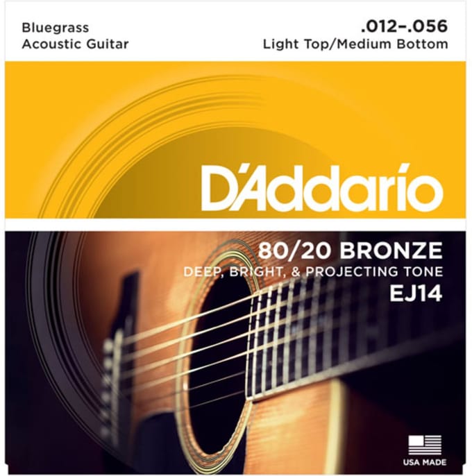 D'Addario EJ14 12-56 80/20 Bronze Light Top Medium Bottom - Akoestische gitaarsnaren