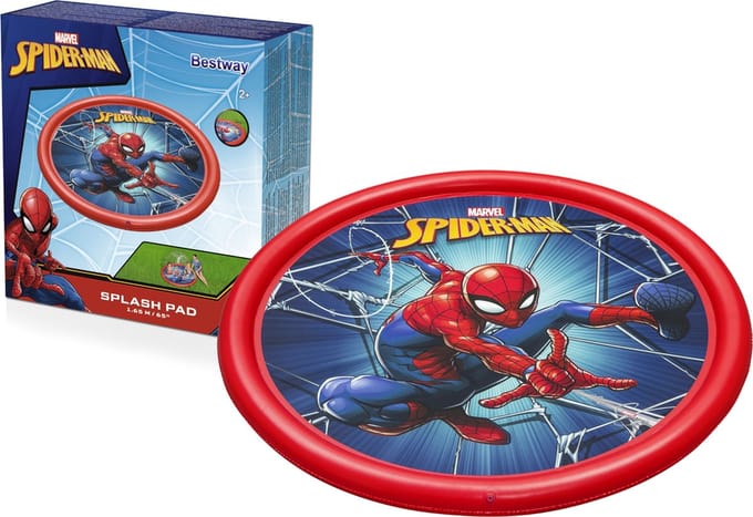 Opblaasbaar kinderbad met Spider-Man fontein 165 cm Bestway 98792