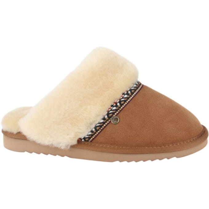 Warmbat Fls321325 dames pantoffel (open hiel)