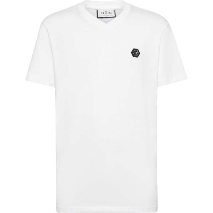 T-Shirt V-Hals Gothic Plein