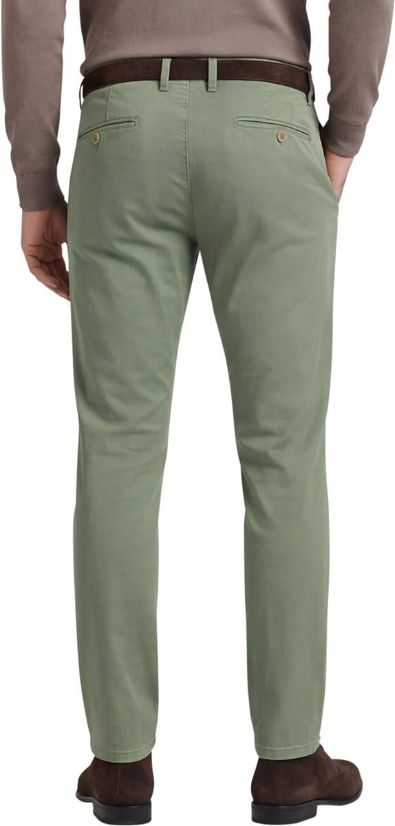 pantalon Alberto Rob chino slim fit groen