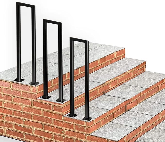 Tuintrap Leuning - Trapleuning Binnen Buiten - Veiligheid Verfraaiing - Eenvoudige Installatie
