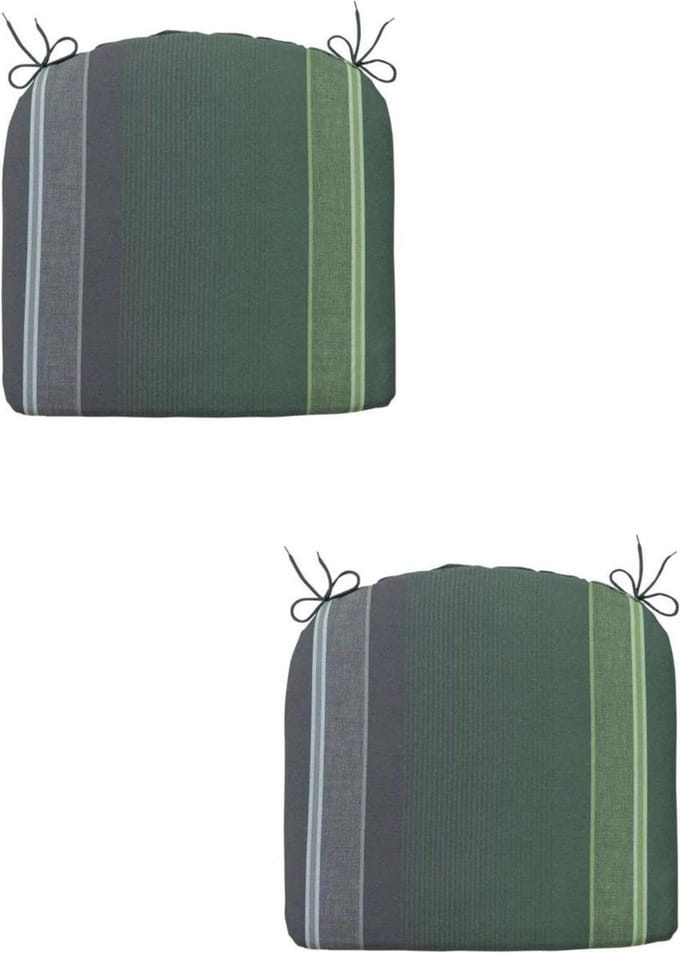 Madison - Zitkussen - Universeel - 2st - 46x48cm - Stef Green - Groen