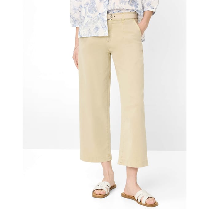 Brax Dames Culotte  Style MAINE S SANDSHELL, beige, maat 36