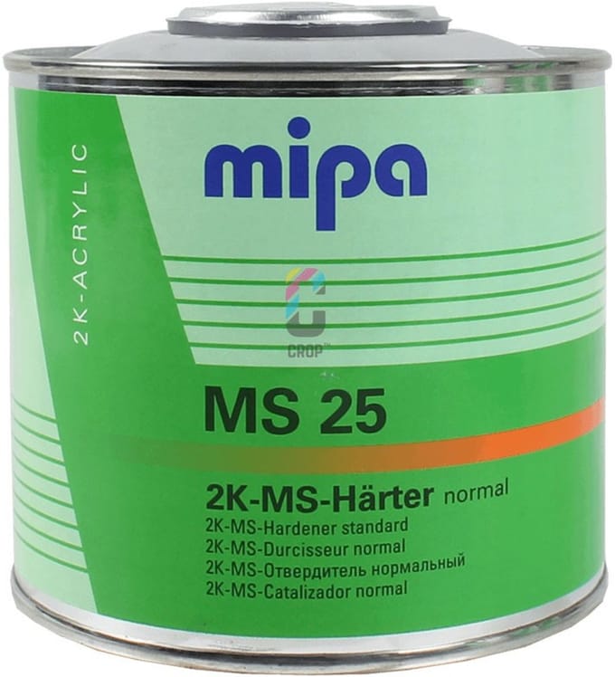 MIPA 2K Universele Medium Solid MS Verharder - MS25 Standaard - 0,5 liter