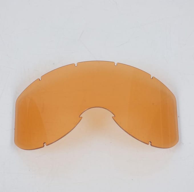 enkel oranje scherm voor cross smith smx motor quad enduro goggle nieuw