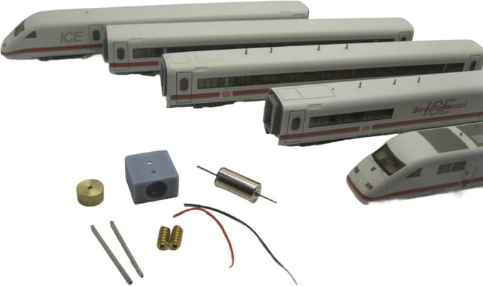 micromotor NF013C N ombouwset voor Fleischmann ICE