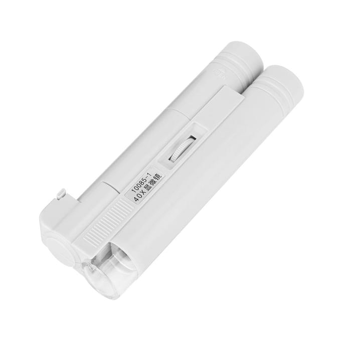 40X Zoom Zakformaat LED Microscoop Vergrootglas Micro Lens voor Universele Mobiele Telefoons white