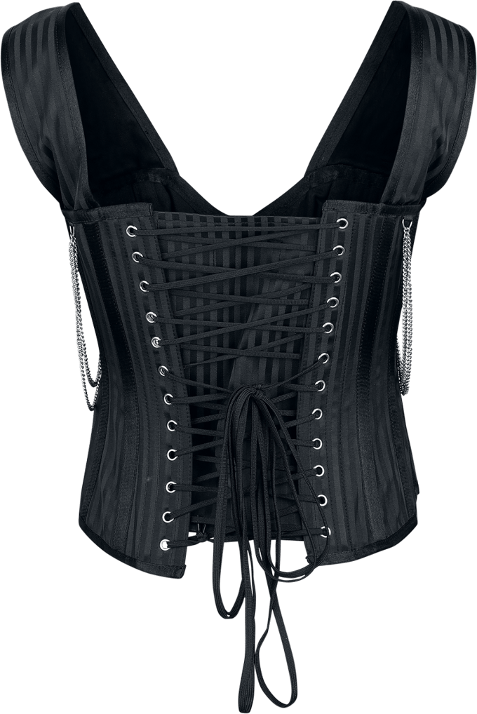 Gothicana by EMP - Gothic Corsage - S - voor Vrouwen - zwart