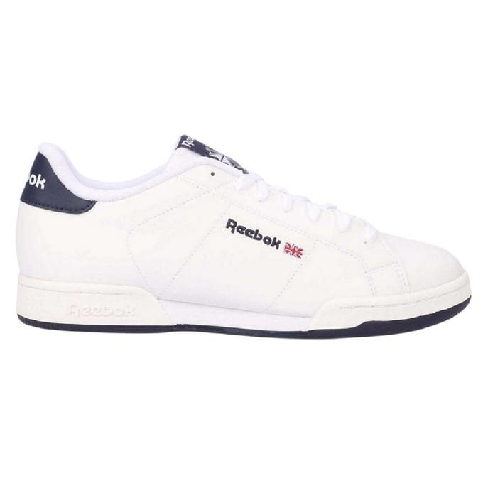 Reebok Volwassen uniseks NPC II SYN-trainers (Wit, Marine)