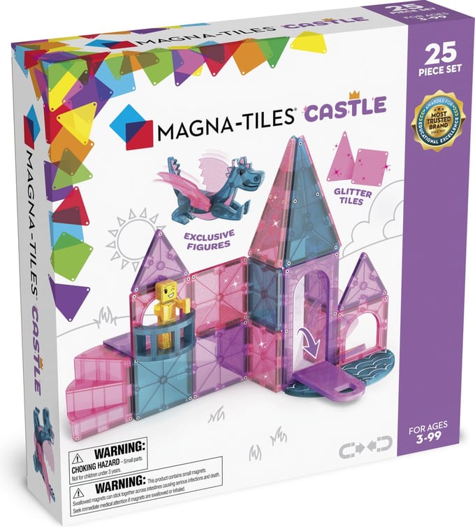 Magna-Tiles Castle 25 stuks set - magnetisch speelgoed
