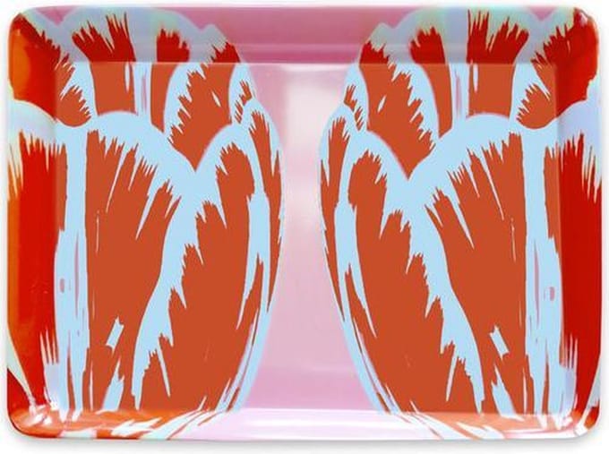 Dienblaadje, Mini, 21 x 14 cm Tulp pop-art roze