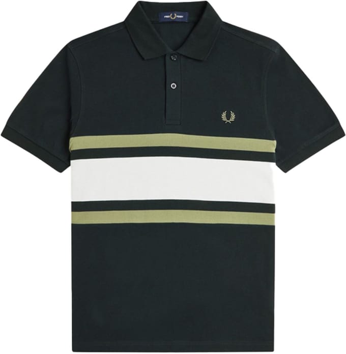 Fred Perry Panelled Polo Shirt