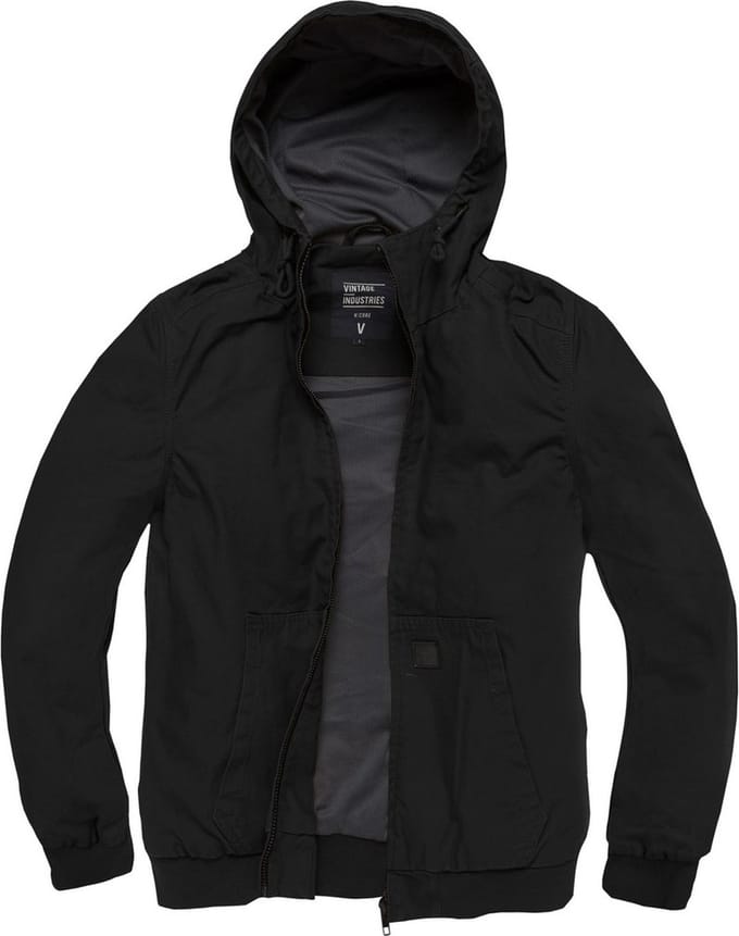 Vintage Industries Arrow -overgangsjas, zwart