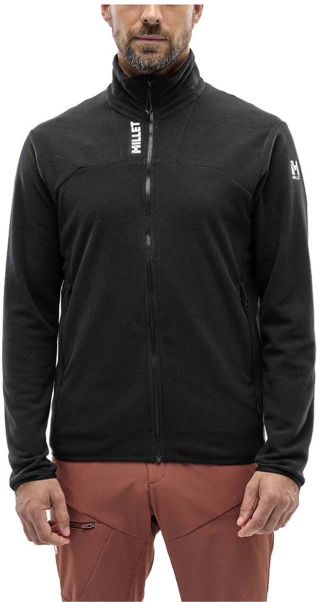 Millet Ubic Lightgrid Fleece Met Volledige Rits Zwart XL Man