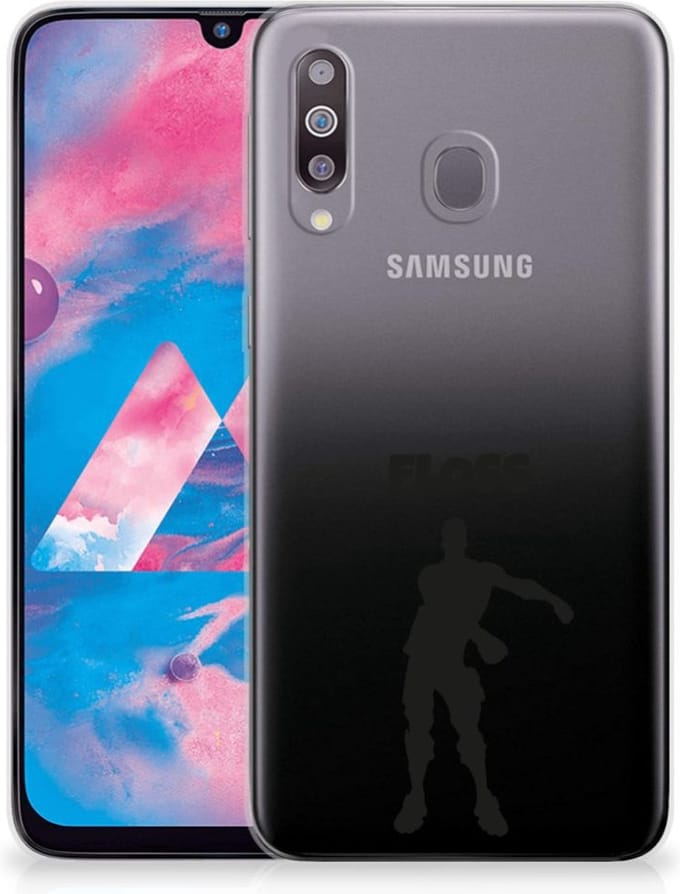 Samsung Galaxy M30 Telefoonhoesje met Naam Floss