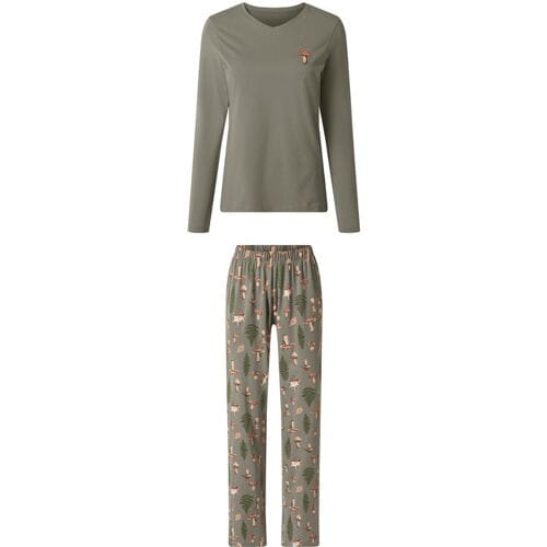ESMARA Dames pyjama (Groen, S (36/38))