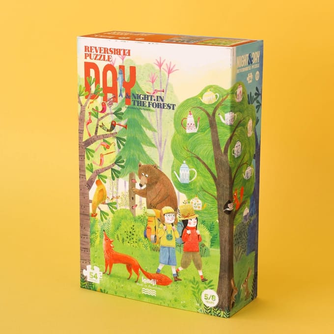 Londji | Puzzel - Dag En Nacht In Het Bos