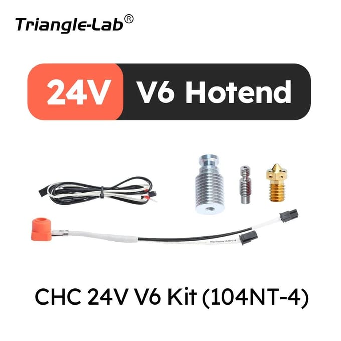 Trianglelab CHC Hotend Kit Keramische Warmtekern Snelle Verwarming M6 Draad Universeel Compatibel met zilver