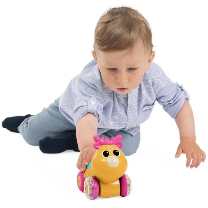 CHICCO - Faon Sprint&go - Orange et rose - Des 6 mois