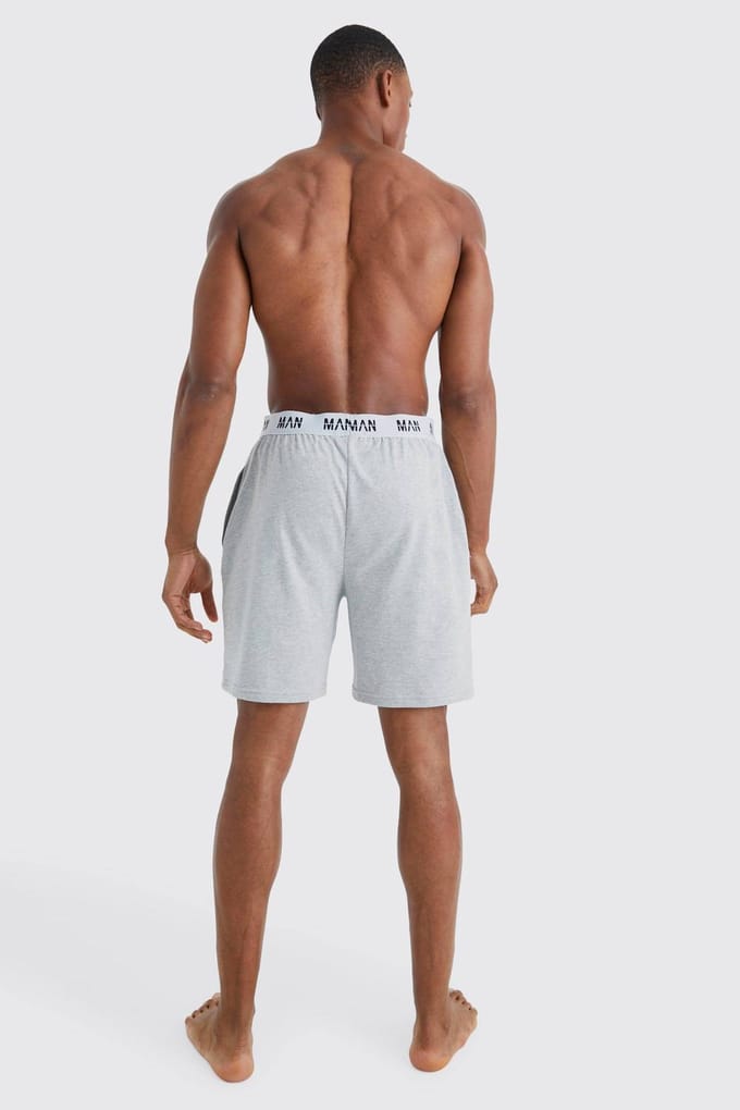 Heren loungewearshorts | Grey | Size Medium