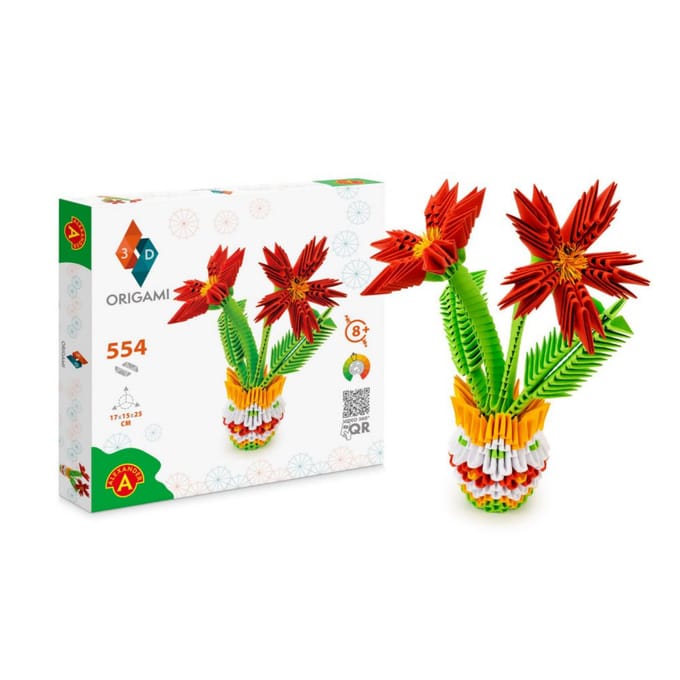 Alexander Toys ORIGAMI 3D - Flower pot 554 pcs.