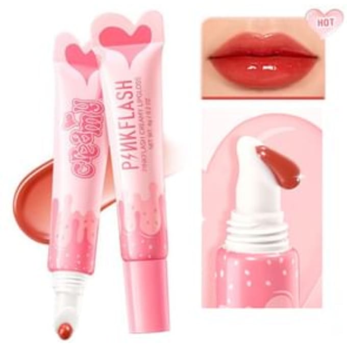 PINKFLASH - Hydrating Lip Gloss - 3 Colors #PK02 Spring Rose - 6g