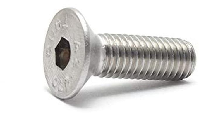 Verzonken Schroeven Binnenzeskant RVS A2 - M10x30 - 100 Stuks