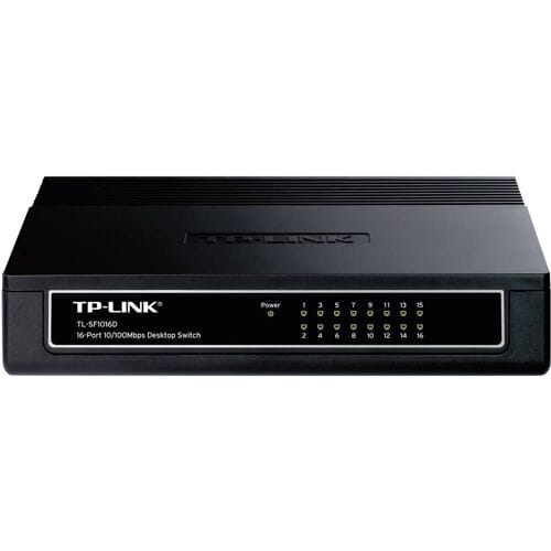 TP-LINK TL-SF1016D TL-SF1016D Netwerk switch 16 poorten 100 MBit/s