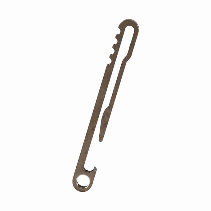 Buitenuitrusting Titaniumlegering EDC Sleutelhanger Riemclip Sneltrekkende Sleutelhanger brown
