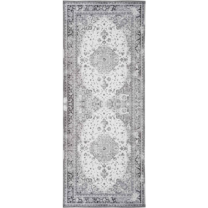 House Collection Tapijt Loper 80 x 200 cm Capri Zwart-Wit