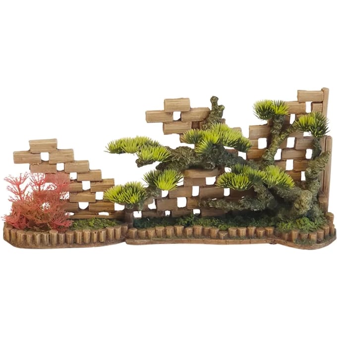 Aquariumdecoratie met planten Nobby Pet Wall Rest