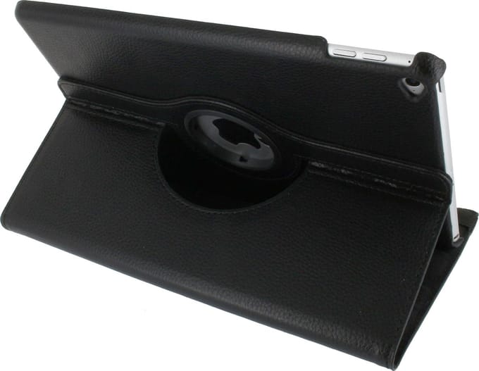 Xccess Tablethoes geschikt voor Apple iPad 5 (2017) Hoes | Xccess Rotating Stand Draaibare Bookcase - Zwart